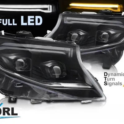 Reflektory Full LED SEQ DRL – Mercedes V-Class / Vito W447 2014–2023