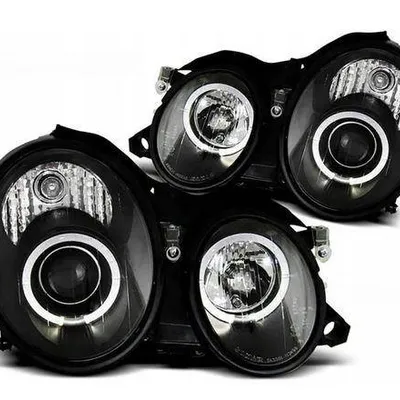 Reflektory lampy przednie Mercedes W208 CLK soczew