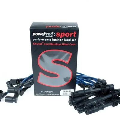 Przewody zapłonowe PowerTEC AUDI V8 100 S6 3.6 4.2L V8 91-97 Czerwone
