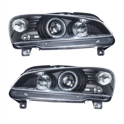 Zestaw Lamp Halogenowych Projector Black PEUGEOT 106 1996-2003