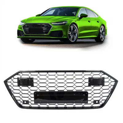 Grill Audi A7 C8 Gloss Black