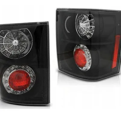Lampy diodowe Land Range Rover III 02-12 black led