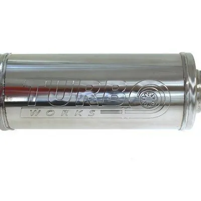 Tłumik Środkowy 76mm TurboWorks RS 304SS 450mm