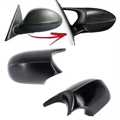 Zestaw osłon lusterek bocznych nielakierowane  BMW 1 (E81, E82, E87, E88) 3 (E90, E91, E92, E93) Facelift 2010-2012