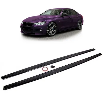 Dokładki progów Gloss Black BMW 3 F30 F31 2011-2018