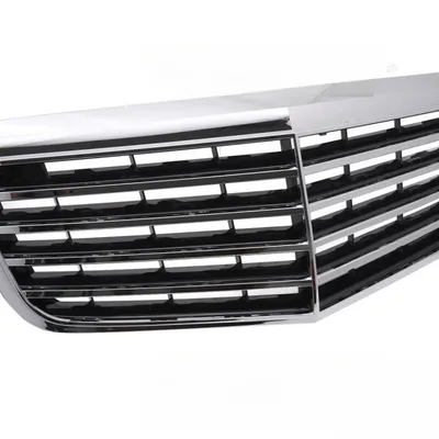 Grill Mercedes W211 / S211 2006–2009 Chrome / Black – Atrapa Przednia