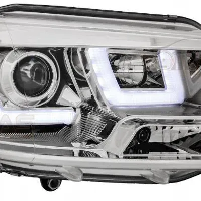 Lampy przednie reflektory VW T5 chrome LED DRL