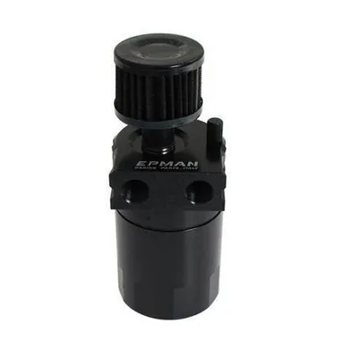 Oil catch tank 0.3L 10mm / 15mm Epman PRO Black