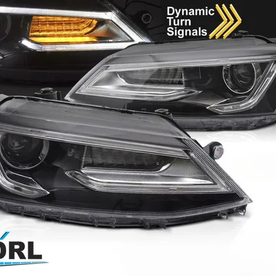 Lampy Przednie Soczewkowe VW Jetta VI 2011–2018