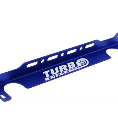Uchwyt montażowy chłodnicy oleju TurboWorks 262mm Niebieski