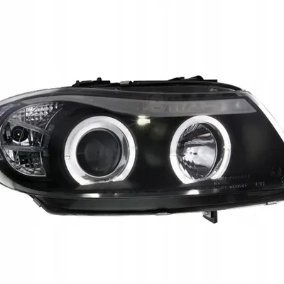 Reflektory lampy przednie BMW E90/E91 BLACK RINGI