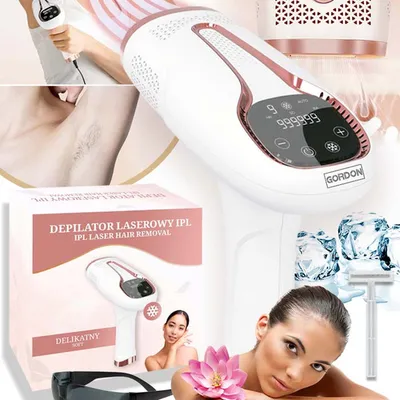 Depilator laserowy ipl dotykowy chłodzący bezbolesny golarka do usuwania włosków nóg bikini ciała