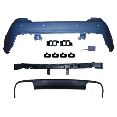 Tylny zderzak sport PDC zestaw z dyfuzorem MERCEDES E-Class W212 przed liftem 2009-2013