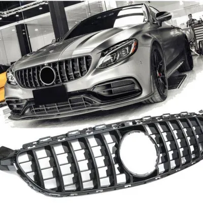Grill mercedes w205 c63 amg panamericana black c63