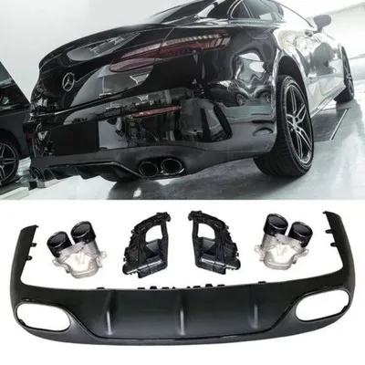 Dyfuzor mercedes c238 a238 look amg e53 black
