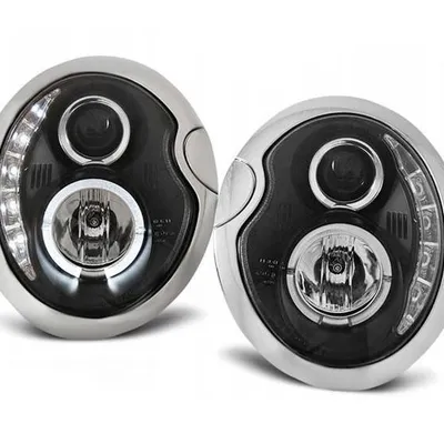 Lampy Reflektory Mini Cooper 01-06 Daylight Black