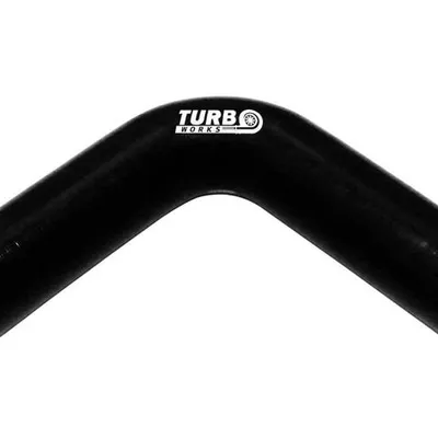 Kolanko 90st TurboWorks Pro Black 45mm XL