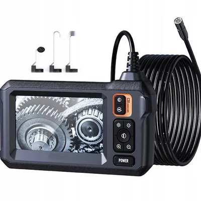 Kamera inspekcyjna warsztatowa endoskop 5m full hd lcd ips do rur silnika