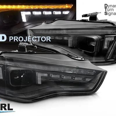 Reflektory lampy przednie DRL Audi A5 (2011–2016) | Dynamiczny kierunkowskaz