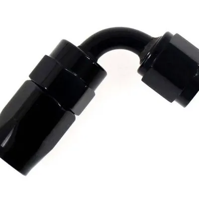 Końcówka 90° AN4 zaciskana BLACK