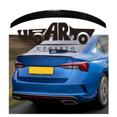 Lotka Lip Spoiler Gloss Black SKODA OCTAVIA IV 2021-obecnie