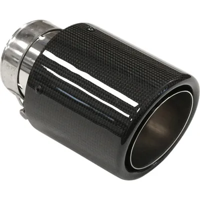 Końcówka tłumika 101mm wejście 63mm Carbon Gloss