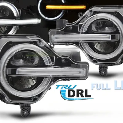 Lampy Reflektory przednie FULL LED DRL Black Ford Bronco 2021–2024