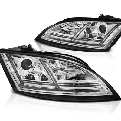 Lampy Audi Tt 06-10 8j Chrome Led Drl Dts Xenon
