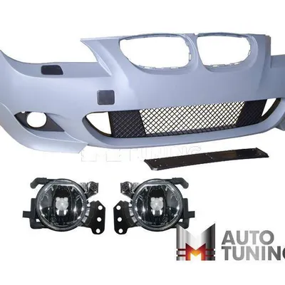 Zderzak p. bmw e60 07-10 m-technik z pdc sra halog