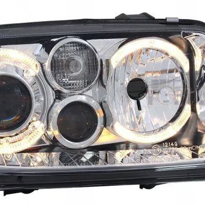 Reflektory przednie VW Bora CHROM RINGI