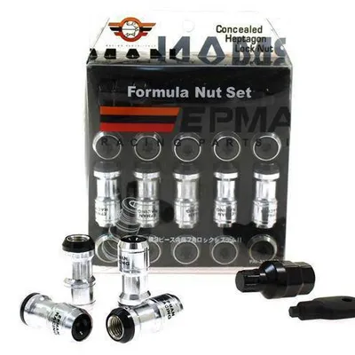 Nakrętki JDM Performance M12x1.25 Black Zabezpieczające