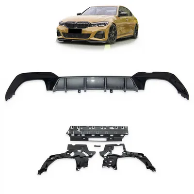 Tylny dyfuzor Carbon Look BMW 3 G20 G21 przed liftem 2018-obecnie
