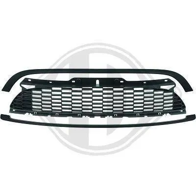 Grill mini cooper s/jcw 06-14 r56/57/55 matt black