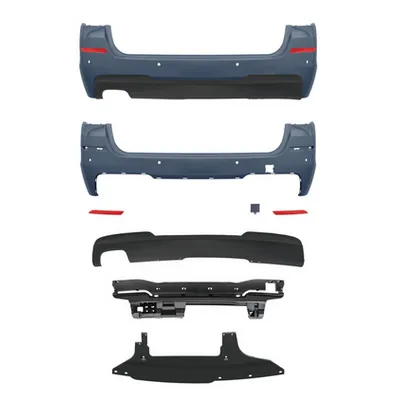 Tylny zderzak sport PDC zestaw z dyfuzorem BMW 5 F11 2010-2017