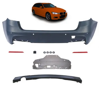 Tylny zderzak sport PDC zestaw z dyfuzorem BMW 3 F31 2011-2018