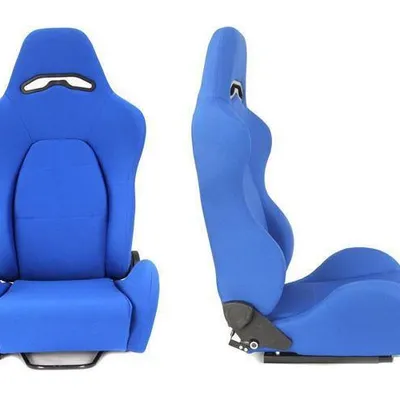 Fotel sportowy DRAGO Welur Blue