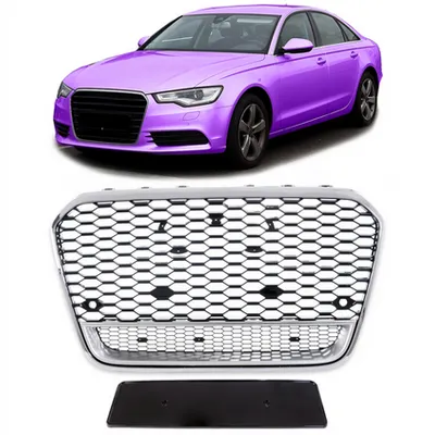 Grill sportowy Chrome & Gloss Black AUDI A6 C7 przed liftem 2011-2015