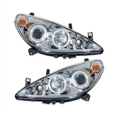 Zestaw Lamp Halogenowych Projector Chrome PEUGEOT 307 CC SW 2001-obecnie