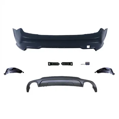 Tylny zderzak sport zestaw z dyfuzorem MERCEDES C-Class W204 C204 2007-2015