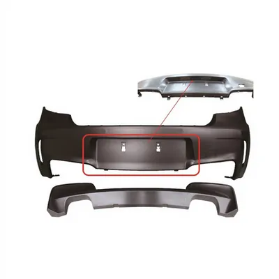 Tylny zderzak sport zestaw z dyfuzorem BMW 1 E81 E87 2004-2011