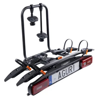 Bagażnik na hak na 2 rowery Aguri Active Bike Pro Black z możliwością rozbudowy o 3 rower !
