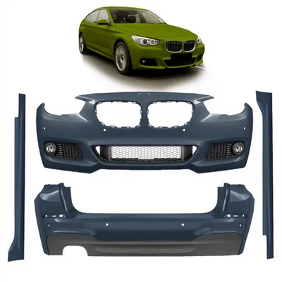 Zestaw dokładek zderzaków PDC Lampy przeciwmgielne BMW 5 F07 Facelift 2013-2017