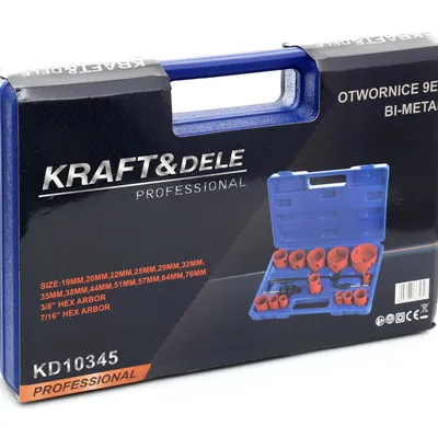 Otwornice do metalu i drewna bi-metal 17 el. kd10345