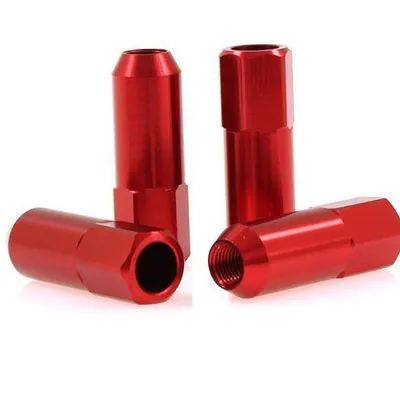 Nakrętki JBR 60mm M12 x1.25 RED