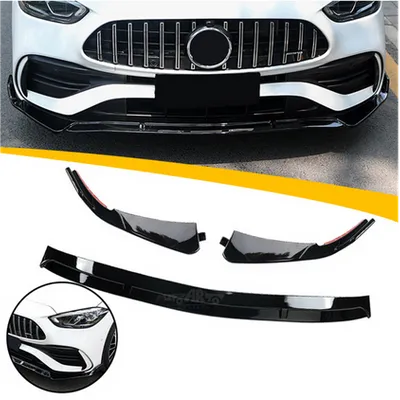 Dokładka przedniego zderzaka Gloss Black MERCEDES C-Class W206 S206 2022-obecnie