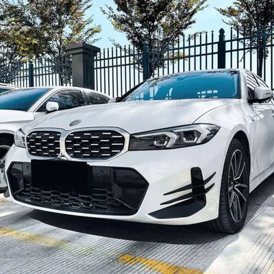 Przednie splitery aero bmw g20 g21 lci gloss black