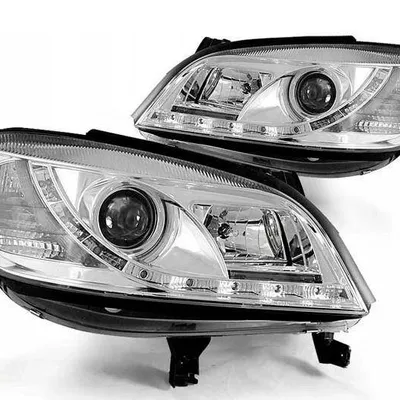 Lampy reflektory Opel Zafira 99-05 daylight chrome