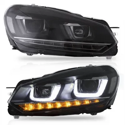 Zestaw Lamp Halogenowych Chrome VW GOLF VI 2008-2014