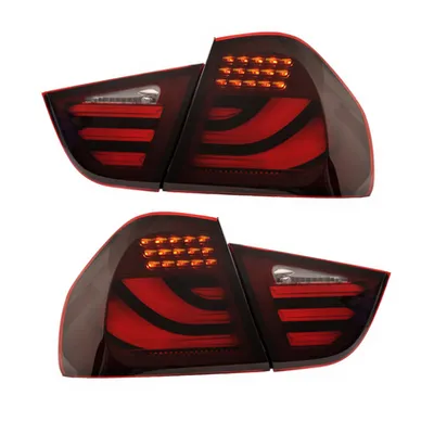 Zestaw Lamp Tylnych LED BAR Red Smoke BMW 3 E90 Facelift 2008-2011