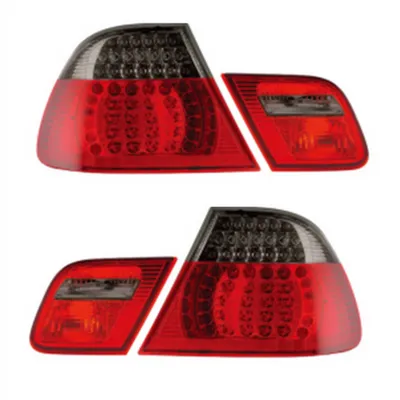 Zestaw Lamp Tylnych LED Red Smoke BMW 3 E46 przed liftem 1999-2003